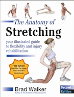 Cover of 'The Anatomy of Stretching' by Brad Walker 