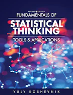 Cover of 'Fundamentals of Statistical Thinking' by Yuly Koshevnik 