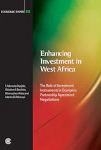 Cover of 'Enhancing Investment in West Africa' by T. Ademola Oyejide, Abiodun S. Bankole, Olumuyiwa Alaba and Adeolu O. Adewuyi 
