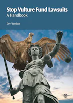 Cover of 'Stop Vulture Fund Lawsuits' by Devi Sookun 