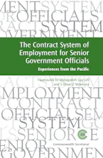 Cover of 'The Contract System of Employment for Senior Government Officials' by Faamausili Dr Matagialofi Lua