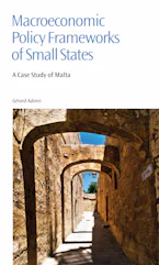 Cover of 'Macroeconomic Policy Frameworks of Small States' by Gérard Adonis 