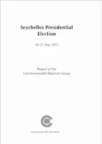 Cover of 'Seychelles Presidential Election, 19-21 May 2011' by Commonwealth Observer Group 