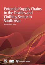Cover of 'Potential Supply Chains in the Textiles and Clothing Sector in South Asia' by Commonwealth Secretariat 