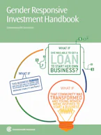 Cover of 'Gender Responsive Investment Handbook' by Vanessa Erogbogbo, Esther Eghobamien and Elizabeth Pimentel 
