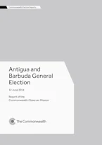Cover of 'Antigua and Barbuda General Election, 12 June 2014' 