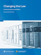 Cover of 'Changing the Law' by Commonwealth Secretariat 