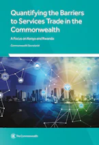 Cover of 'Quantifying the Barriers to Services Trade in the Commonwealth' by Commonwealth Secretariat 