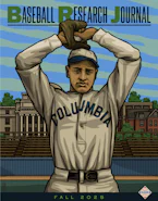 Cover of 'Baseball Research Journal (BRJ), Volume 54 #2' 
