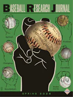Cover of 'Baseball Research Journal (BRJ), Volume 55 #1' 