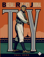 Cover of 'Baseball Research Journal (BRJ), Volume 52 #2' 