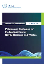 Cover of 'Policies and Strategies for the Management of NORM Residues and Wastes' by IAEA 