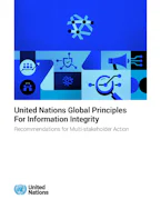 Cover of 'United Nations Global Principles for Information Integrity' 