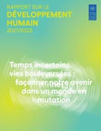 Cover of 'Rapport Sur Le Développement Humain 2021/2022' 