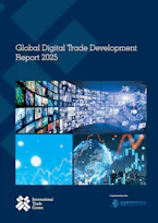 Cover of 'Global Digital Trade Development Report 2025' 