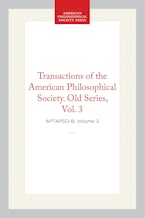 Transactions of the American Philosophical Society, Old Series, Vol 3, 1793