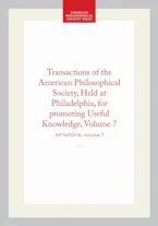 Cover of 'Transactions of the American Philosophical Society, Vol 7, 1841' by American Philosophical Society 